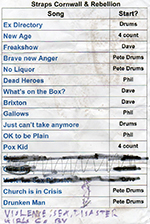 The Straps - New Rose Festival, Penzance, Cornwall 27.8.16